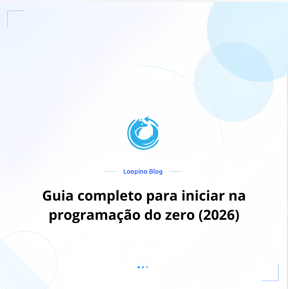 Guia completo para iniciar na programação do zero (2026)