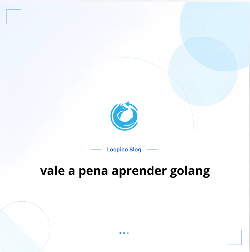 Vale a pena aprender golang