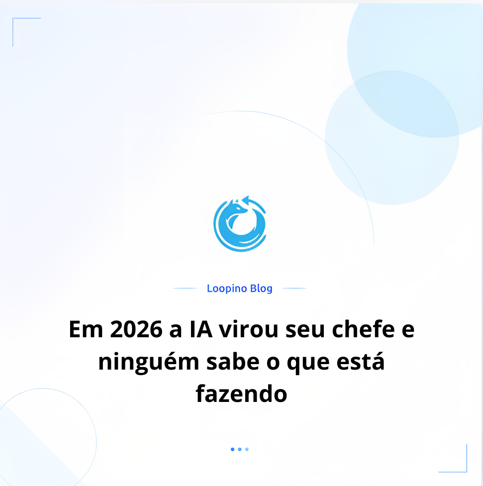 Em 2026 a IA virou seu chefe e ninguém sabe o que está fazendo