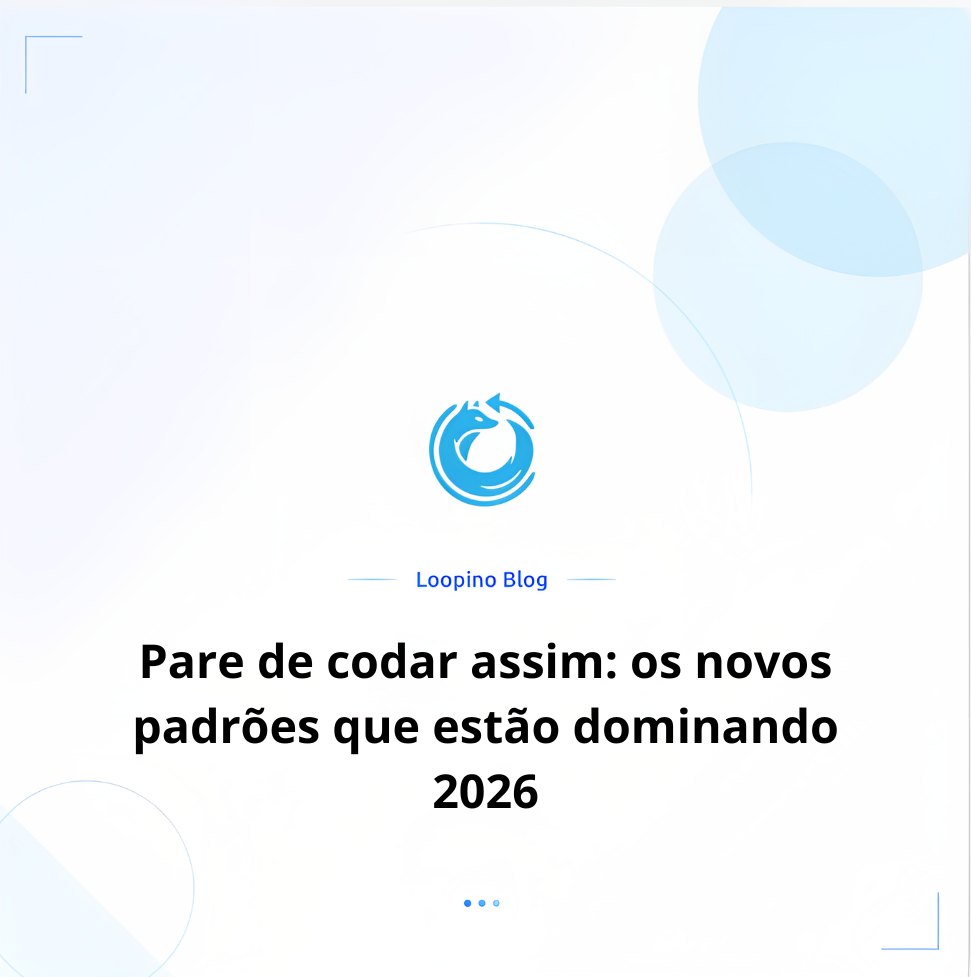 Pare de codar assim: os novos padrões que estão dominando 2026