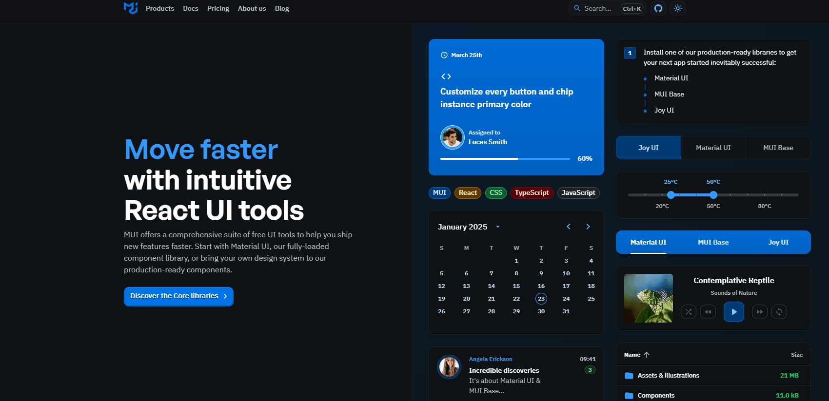 Material Ui Ribba Conheça 5 bibliotecas do react que vão facilitar seu trabalho - Loopino ...